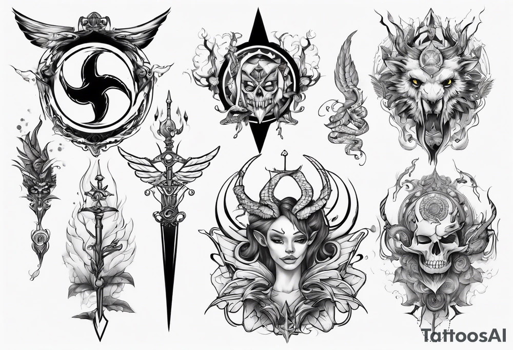 Fantasy tattoo idea