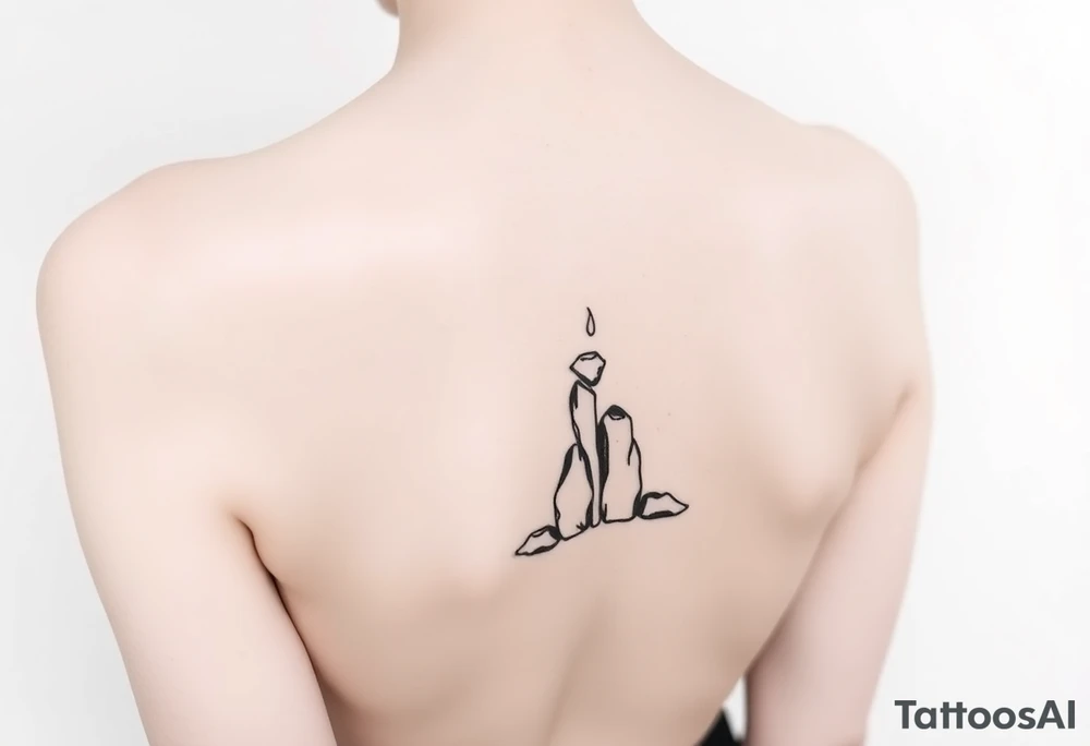 Standing stones tattoo idea