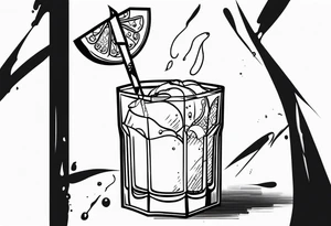 Molotov cocktail tattoo idea