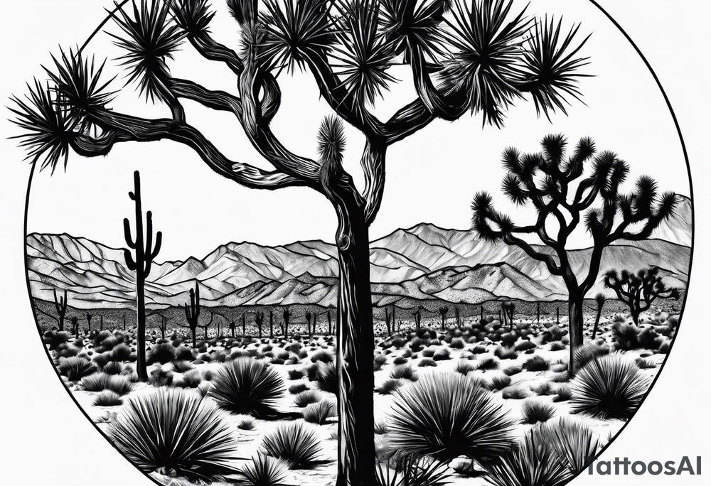 Joshua trees tattoo idea