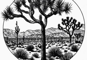 Joshua trees tattoo idea