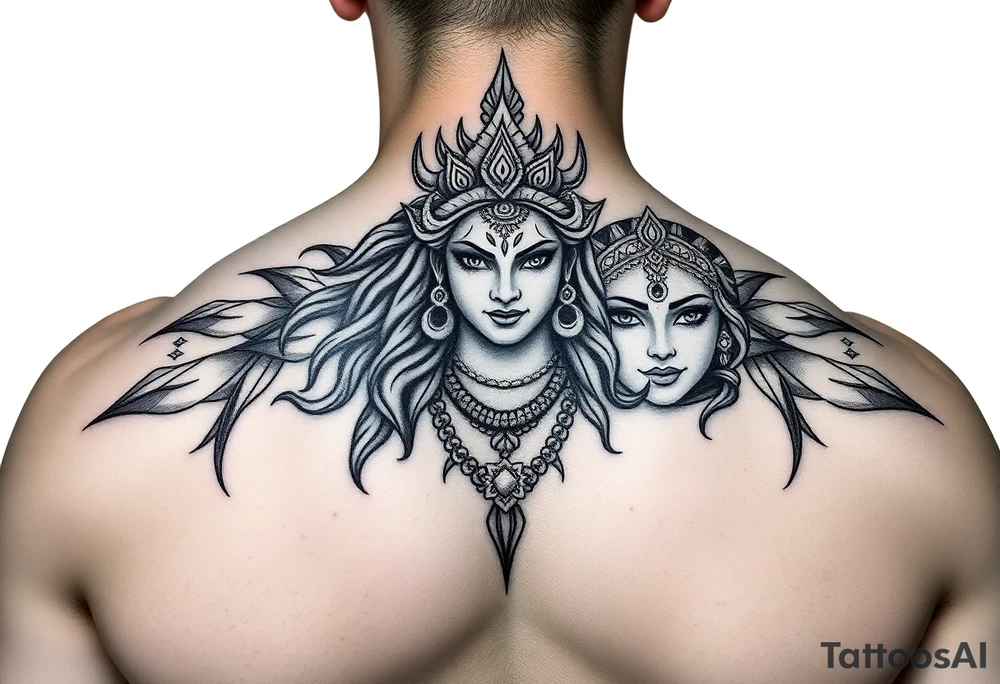 Lord Shiva, Godess Kali, Godess Lilith tattoo idea