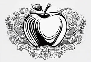 Teacher Apple tattoo idea