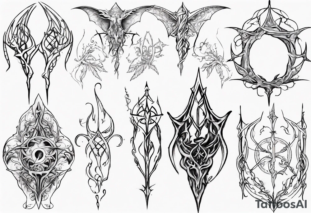 Elvish tattoo idea