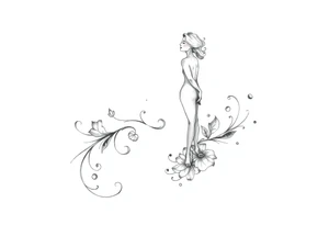stepping into a stronger, wiser version of yourself after a difficult chapter. tattoo idea