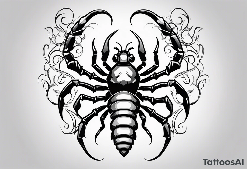 scorpio tattoo idea