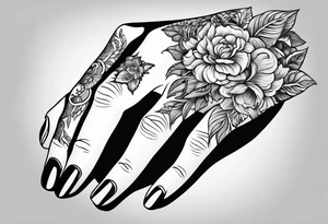 Hand reaching out tattoo idea