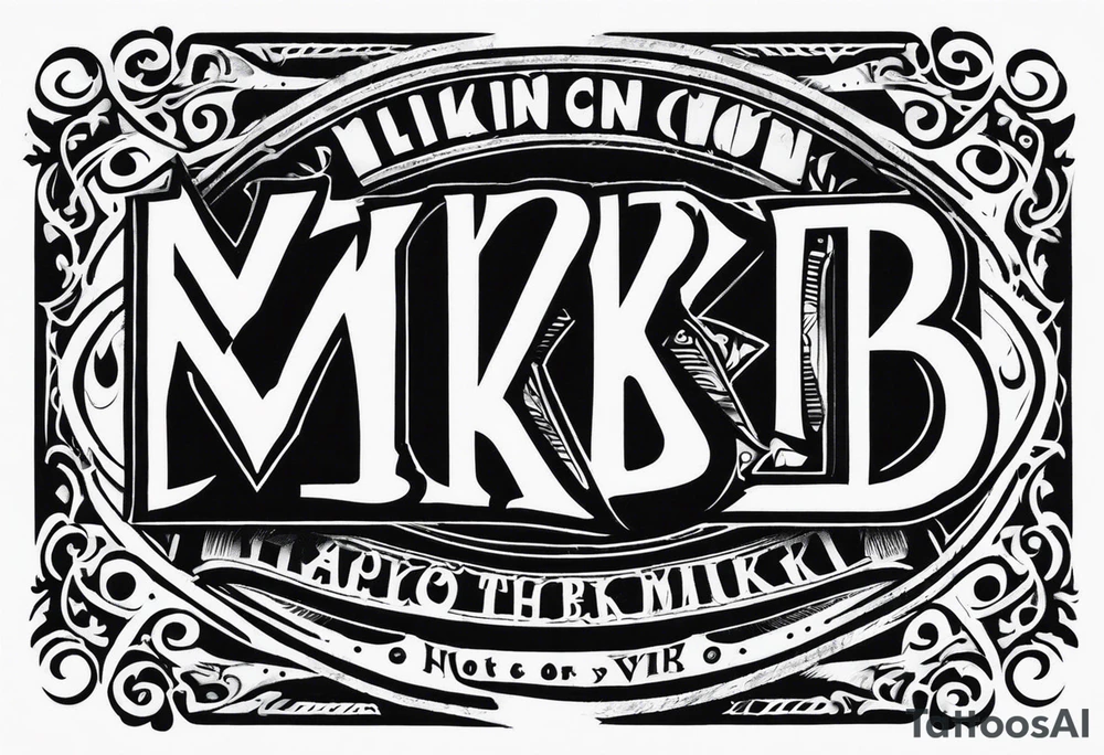 band with MKB tattoo idea