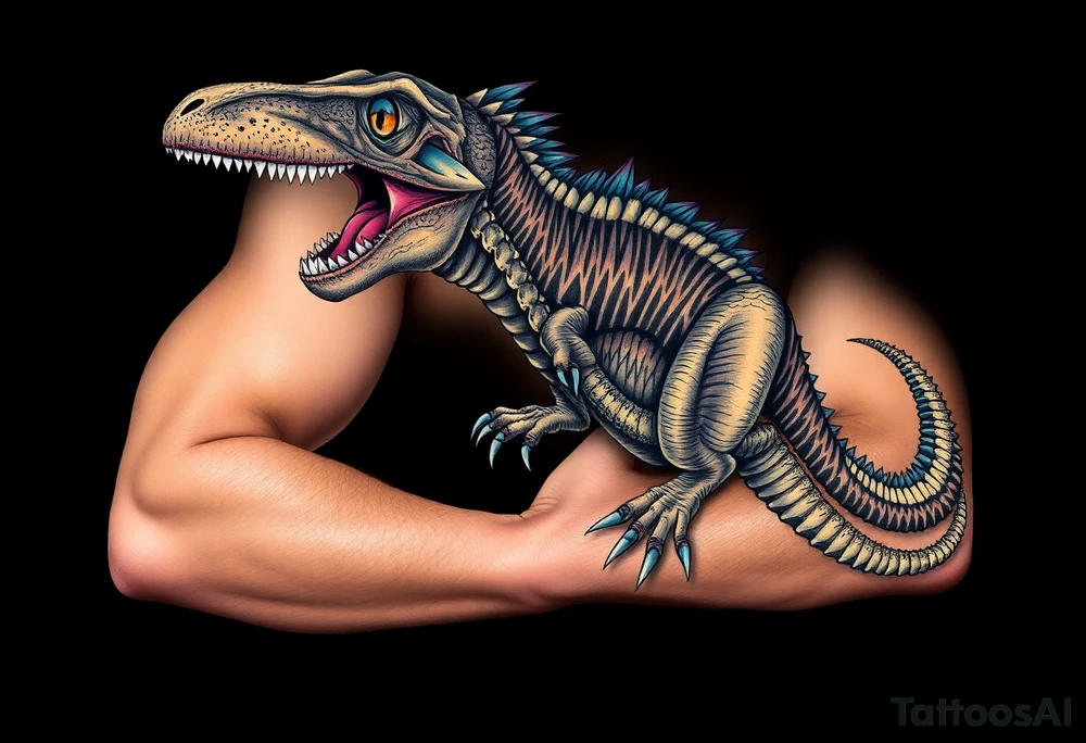 dinosaur tattoo idea