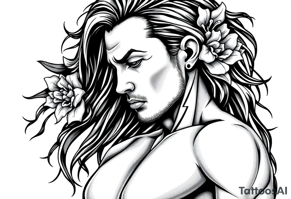 Reincarnation lust,sexy men tattoo idea