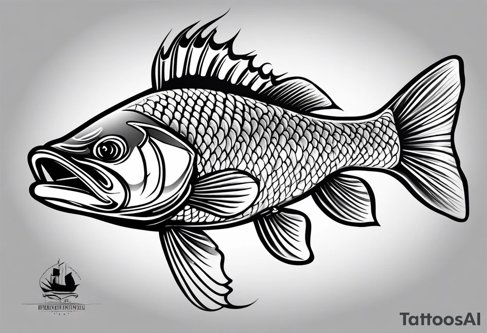 walleye tattoo idea