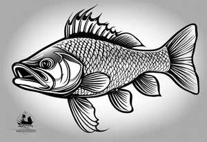 walleye tattoo idea