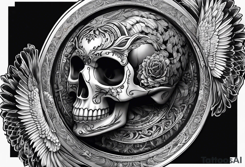 Aspanda Bürküt, Jerde Kökbörü Bol. tattoo idea