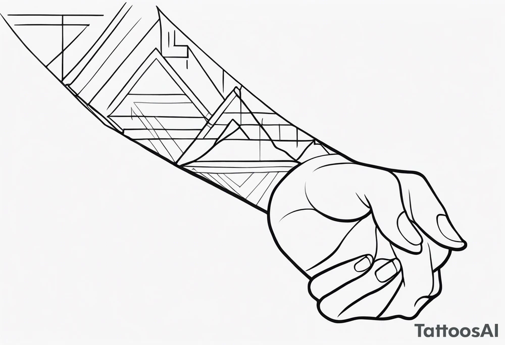 LINES FROM SHOULDERS TO WRISTS tattoo idea