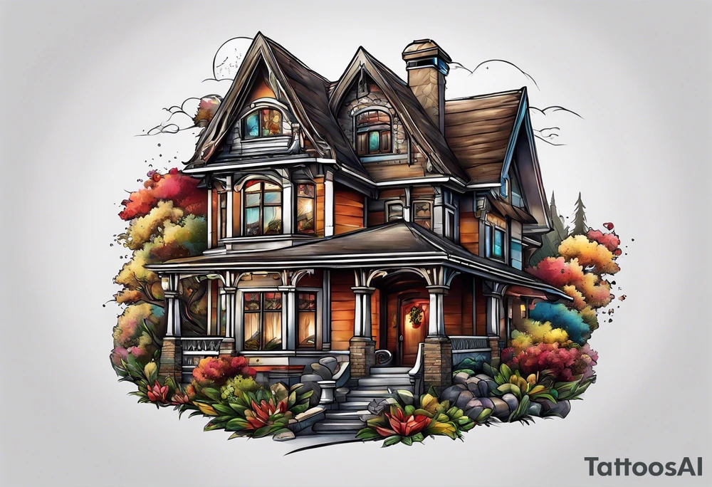 House tattoo idea