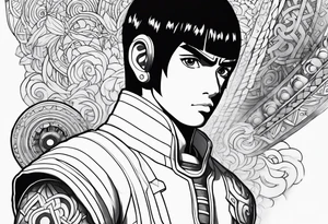 Rock Lee tattoo idea