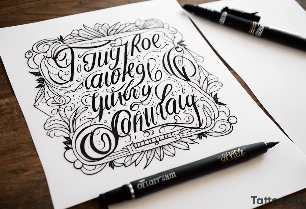 Psalm 18:3 tattoo idea
