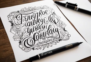 Psalm 18:3 tattoo idea
