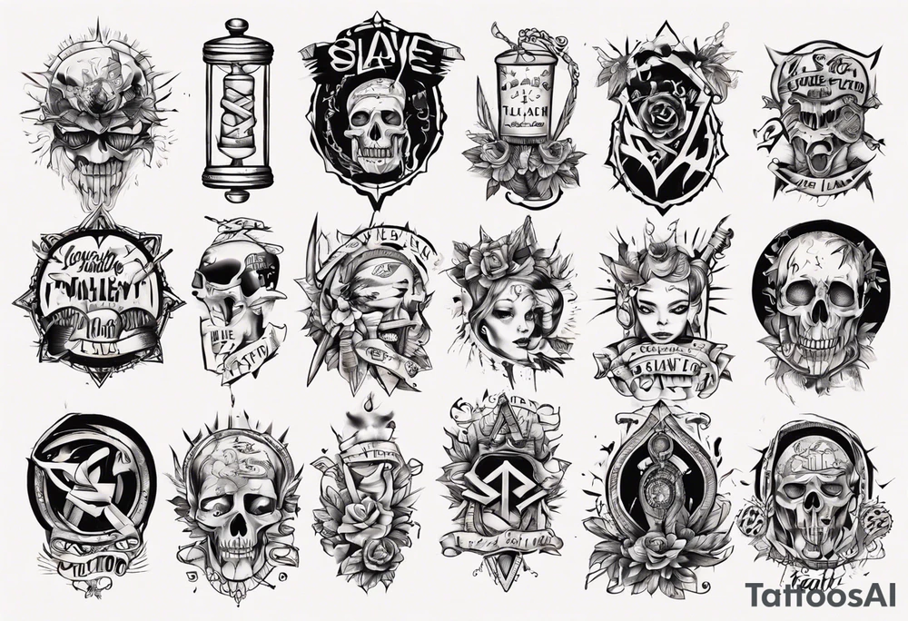 i am slave tattoo idea