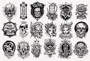 i am slave tattoo idea