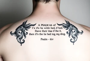 Psalm 66 NIV tattoo idea
