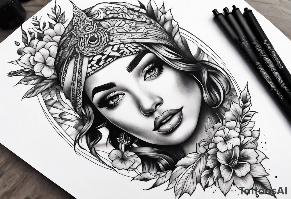 Inspirational sleeve tattoo idea