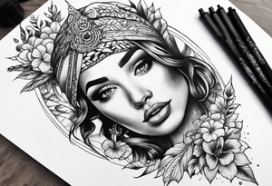 Inspirational sleeve tattoo idea