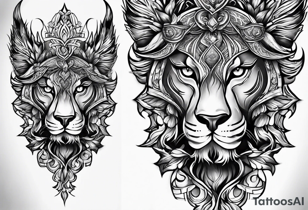 middle age style tattoo tattoo idea