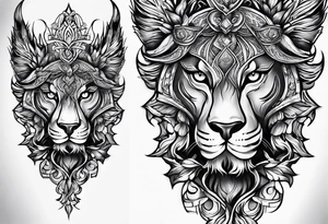 middle age style tattoo tattoo idea