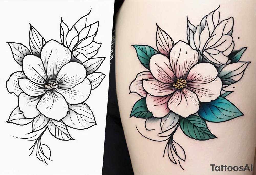 Flowers tattoo idea