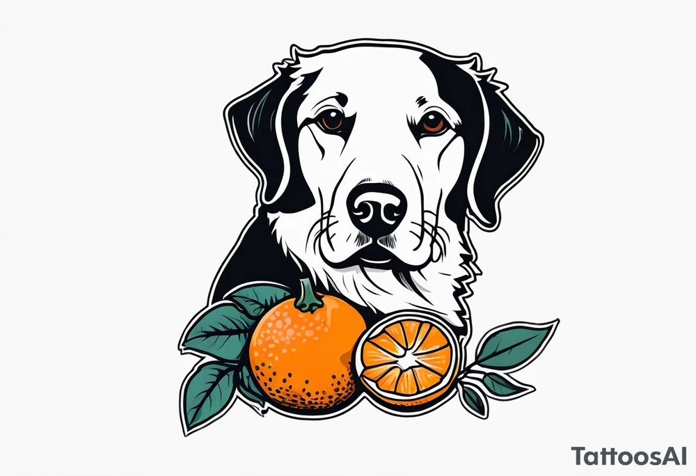 Clementine dog tattoo idea