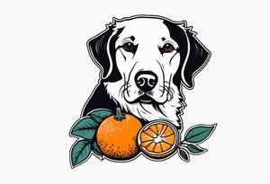 Clementine dog tattoo idea