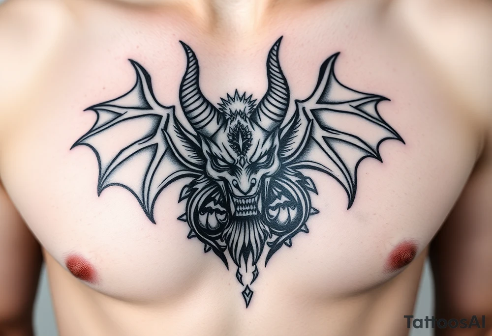 demon tattoo idea