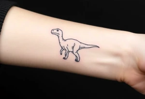 a baby brontosaurus tattoo idea