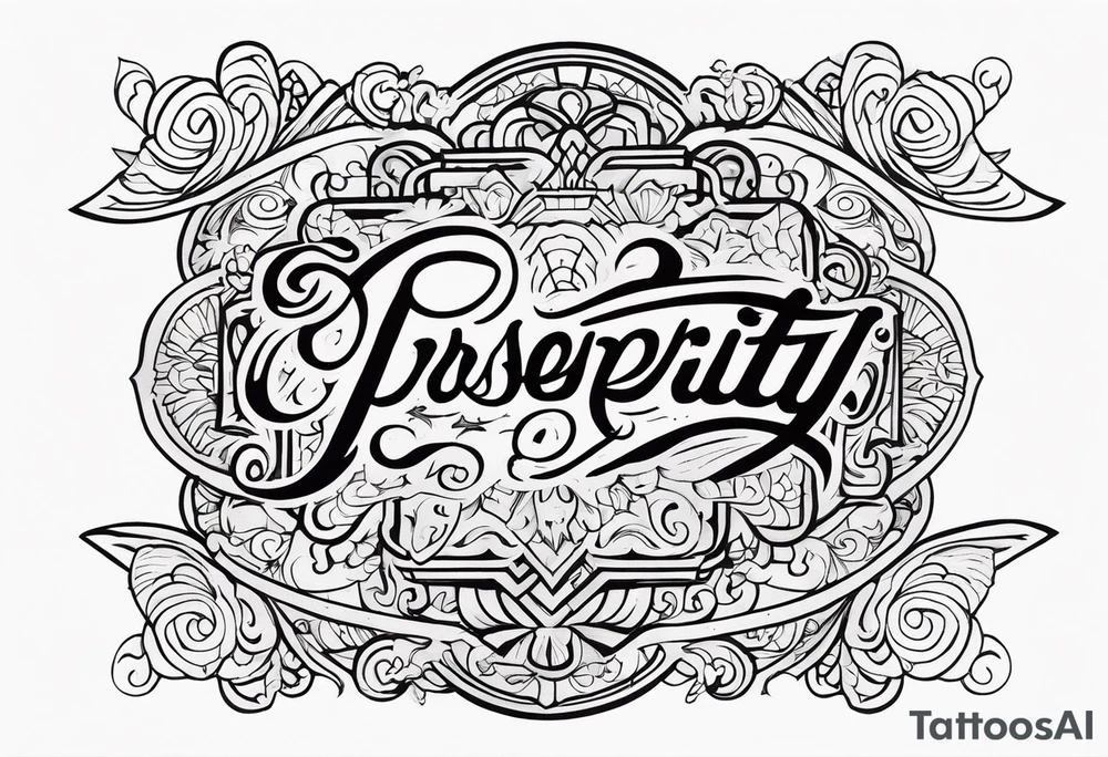 Prosperity tattoo idea