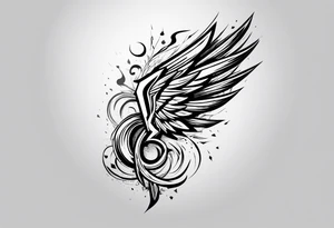 Lightning symbol. Made out of the name “5y8o” tattoo idea