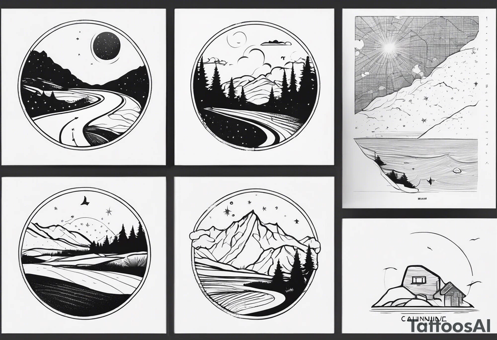 Roadmap from California 1:100000 tattoo idea