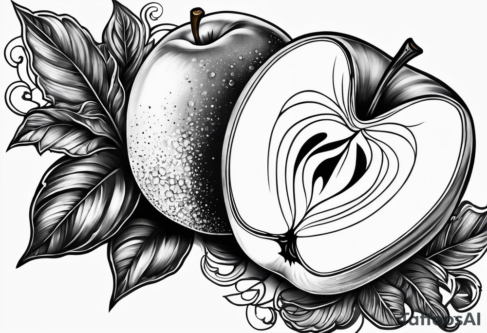 Apple tattoo idea