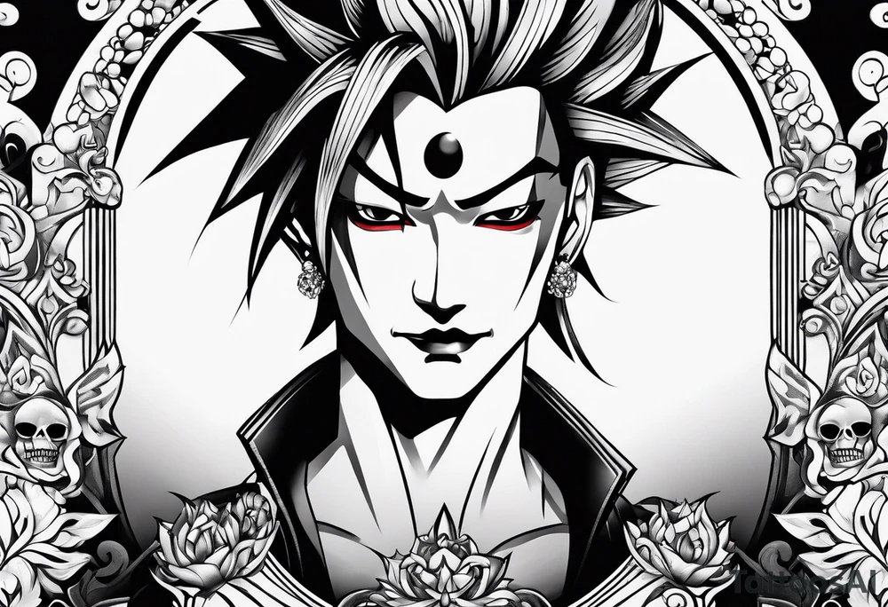 A game card like Hisoka tattoo idea