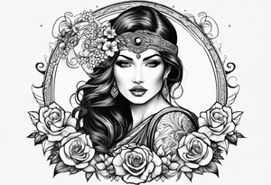 Strong Mother of two tattoo idea