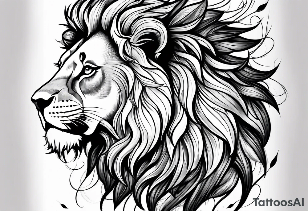 lion tattoo idea