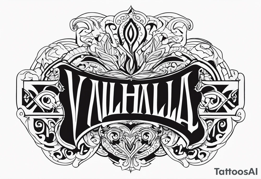 Valhalla tattoo idea