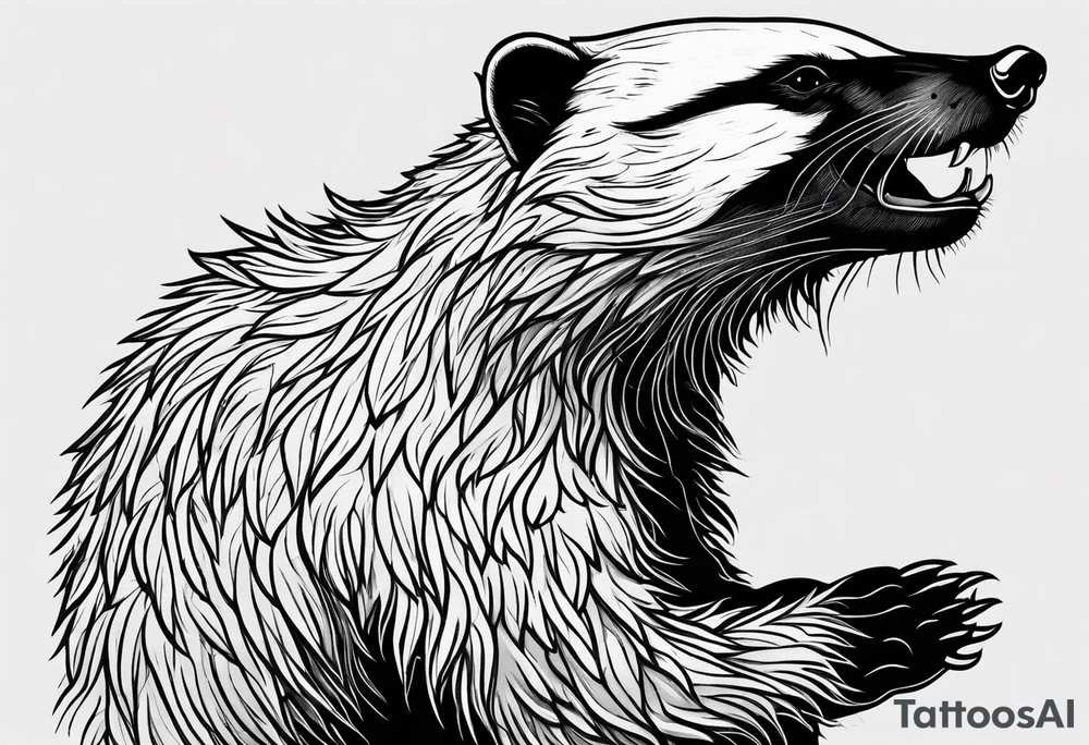 Mc honey badger tattoo idea