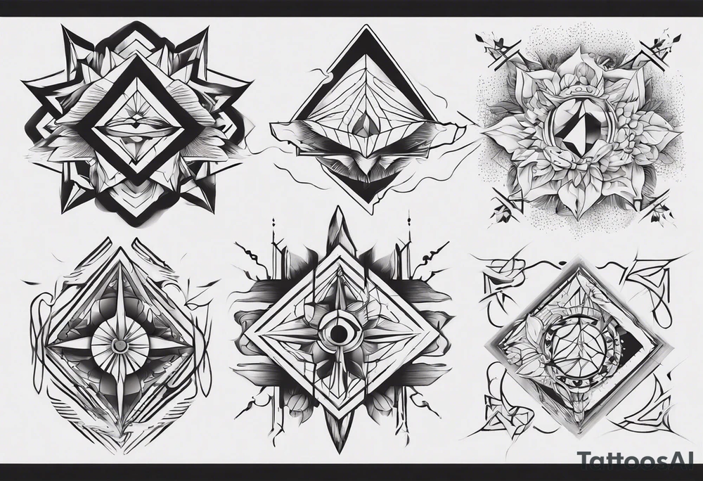 Человек разлитается птицами tattoo idea