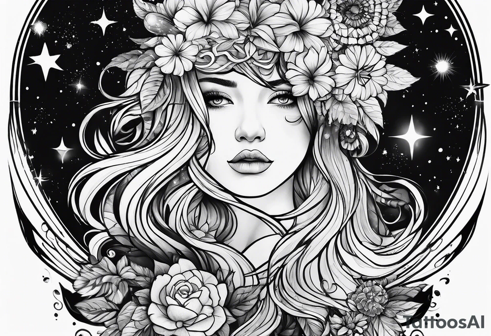 galaxy tattoo idea