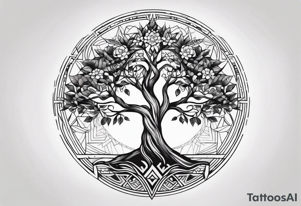 Tree of life tattoo idea
