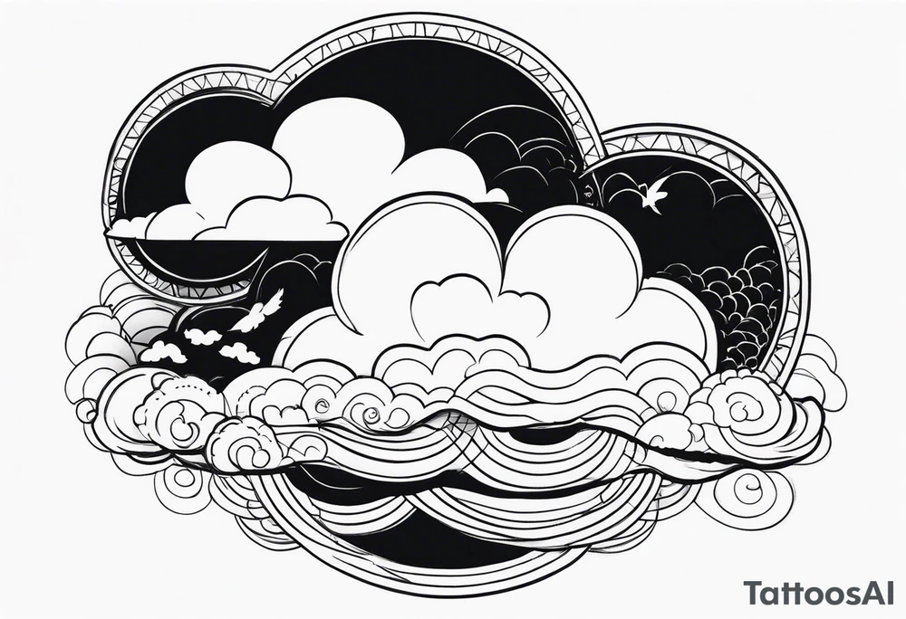 Clouds tattoo idea