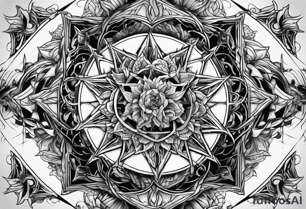 Hellscape tattoo idea