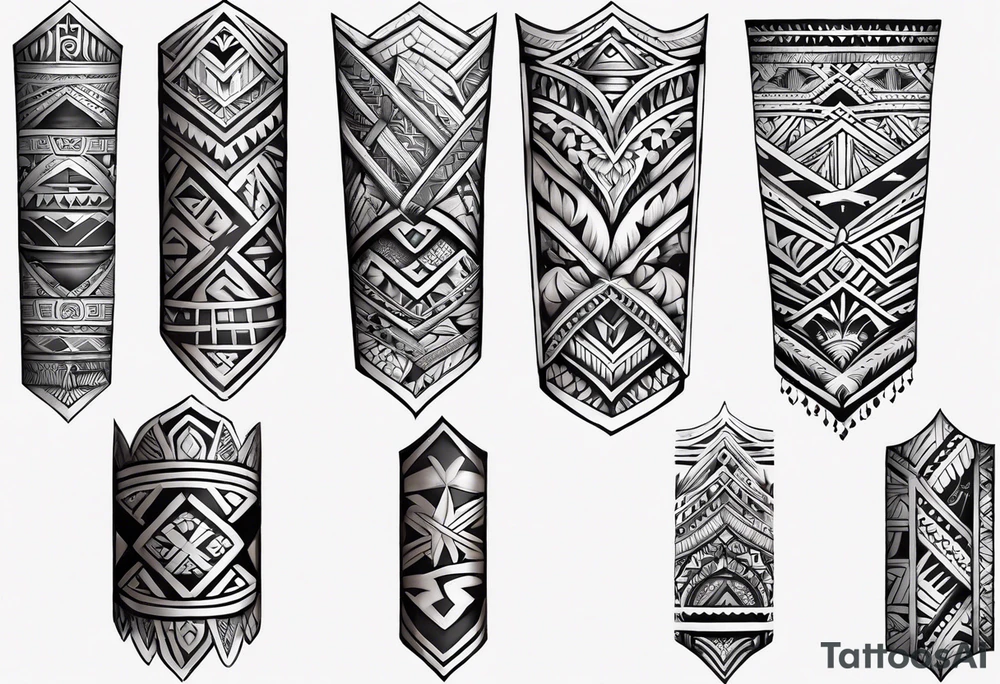 Samoan forearm tattoo with the name “Tialavea” in it tattoo idea