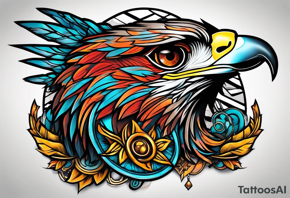 Hawk tuah tattoo idea